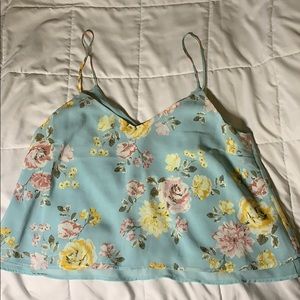 Aeropostale floral tank top